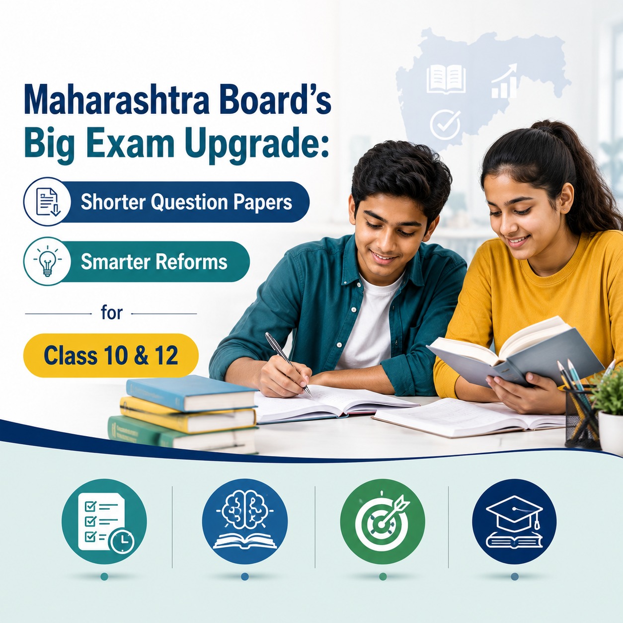 Maharashtra Board’s Big Exam Upgrade: Shorter Question Papers and Smarter Reforms for Class 10 & 12